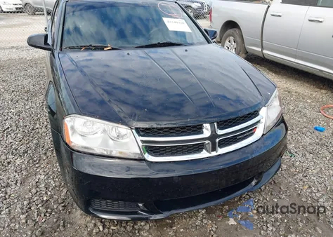 2013 Dodge Avenger Se V6 из США, поврежденный, VIN 1C3CDZAG7DN748517